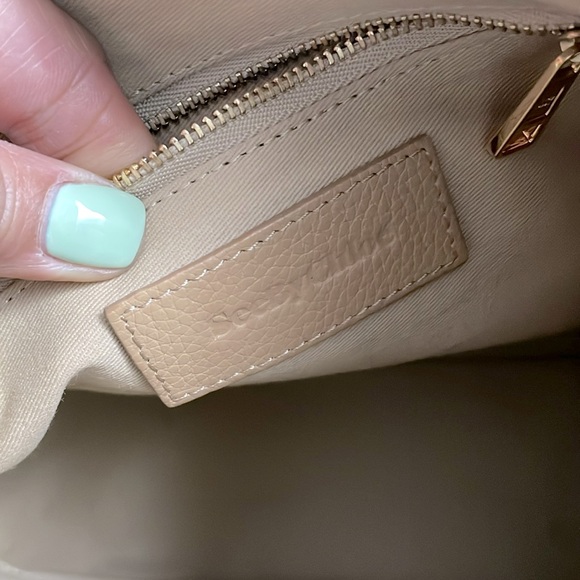 See by Chloe Joan Shoulder/Crossbody Bag Suede/Leather Tan - Picture 6 of 16